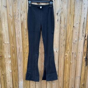 ALO Yoga high waisted zip it Flare leggings